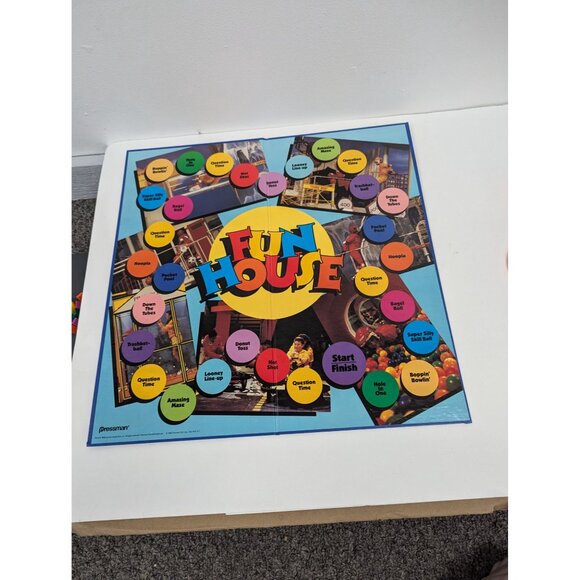 Fun House Board Game REPLACEMENT Game Board & Instructions - Picture 4 of 6